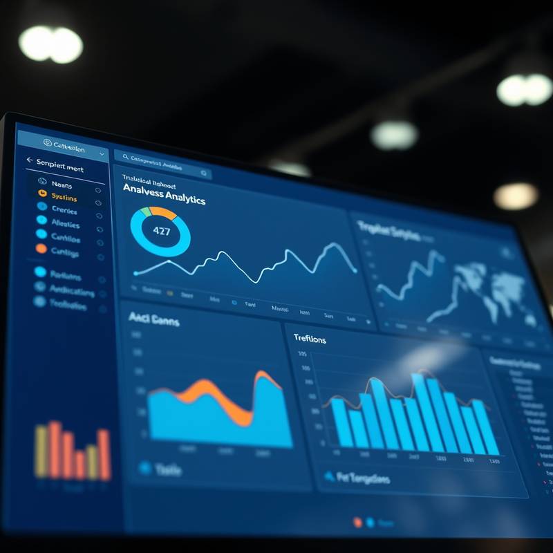 Business analytics dashboard, representing the Business Analytics Professional course