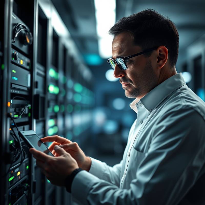 Cybersecurity professional analyzing network security, representing the Cybersecurity Foundations course